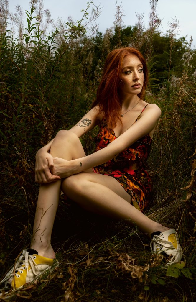 Female location portrait using the Godox AD600 flash