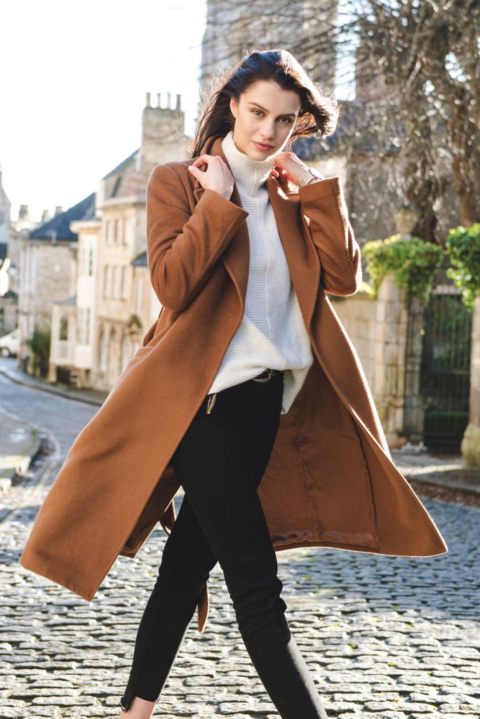Fashion photo on the high street